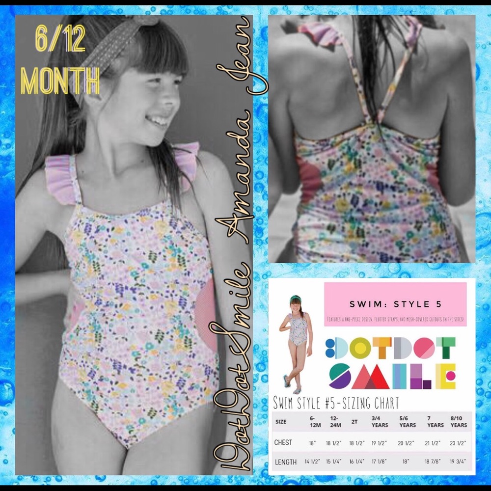 6/12 Month DDS Limited Edition Swimwear 🏊🏻‍♀️